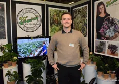 Jonas en Stefan van Hawaii Gartneriet uit Denenmarken stelden het assortiment botanische groene planten goed tentoon tijdens de Trade Fair